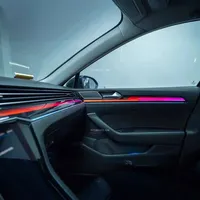 Kit d'éclairage ambiant dynamique OEM pour Volkswagen Passat B8 2015-2024, éclairage LED intérieur RGB, contrôle par écran, application, OBD