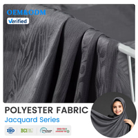 Hijab pour enfants SPM, tissu en satin jacquard écologique Bark Zebra, résistant aux plis, en polyester à mémoire de forme, en mousseline, pour un usage quotidien des enfants