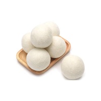 Nouvelles boules de séchage en laine 100 % naturelle bio, tendance 2023, marque privée USA, pour machine à laver