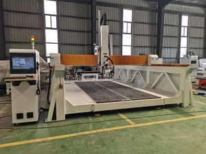 Machine de découpe CNC 4 axes hybride NC Studio PLC à servomoteur pour mousse EPS, polystyrène, sculpture, découpe de moules perdus et jardinage - Product Image 6
