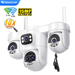 กล้องวงจรปิด <span class=keywords><strong>Vstarcam</strong></span> CS623ZF 15MP WiFi 5 เลนส์ PTZ ซูม 10 เท่า 6 มอเตอร์ สำหรับภายนอกอาคาร หลายทิศทาง ระบบรักษาความปลอดภัย มองเห็นในเวลากลางคืน จำหน่ายจำนวนมาก - Product Image 1