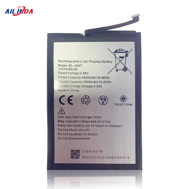 5000mAh BL-49NT Standard Lithium Ion Batteries for Tecno POP 7 PRO Spark 6 GO Spark GO 2023 Spark GO 2024