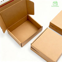 Boîtes en carton ondulé biodégradable personnalisées avec lamination UV mate, gaufrage, doublure en mousse, bande de déchirement, emballage recyclé, logo