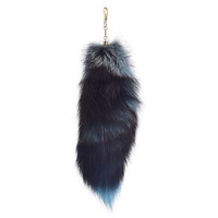 Vente en gros de pendentifs en fourrure pour femmes queue de renard colorée de 40cm accessoires d'hiver en peluche imitation laine CX-R-45