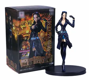 Mainan figur aksi Anime NICO ROBIN Jepang satu buah DXF satu buah FILE emas VOL.2 Robin PVC mainan kartun tokoh aksi