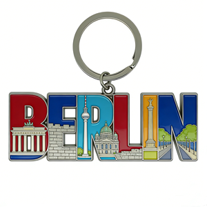 Nuevos Souvenirs Personalizados de Metal: Llaveros Turísticos de Ciudades como México, Cancún, París, Corea, Dubái y Berlín - Product Image 6