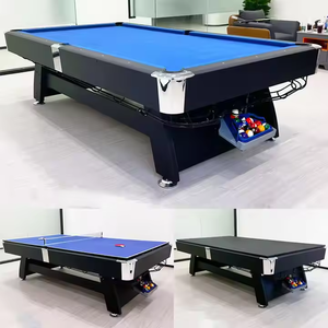 Mesa de billar de pizarra de mármol de alta calidad 7 pies profesional 3 en 1 juego multifunción - Product Image 3