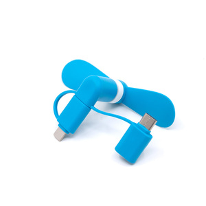 2025 Regalos promocionales de verano al por mayor logotipo personalizado 3 en 1 <span class=keywords><strong>Mini</strong></span> ventilador para teléfono móvil Gadgets para <span class=keywords><strong>Iphone</strong></span> para Android Type-C - Product Image 5