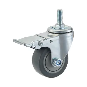 Vendita diretta in fabbrica livellamento e piedi 1 tonnellata Pu Cast 5T 1000Kg Heavy Duty Caster Wheel