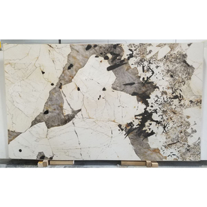 Piastrelle di Lusso in Pietra di Quarzo per Pavimenti e Pareti, Lastre di Quarzite Bianco Crema Argento Lucidate, Quarzite <span class=keywords><strong>Patagonia</strong></span> - Product Image 3