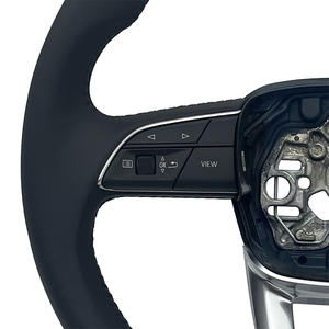 Volant de direction en cuir pleine fleur personnalisé pour Audi A7 S4 C8 C7.5 <span class=keywords><strong>RS6</strong></span> C8 Q5 A5 RS5 <span class=keywords><strong>RS6</strong></span> RS7 S3 S5 - Product Image 3