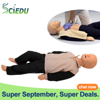 Simulateur de réanimation cardio-pulmonaire pour enfants, mannequins de formation en RCP, mannequins respiratoires, mannequins de formation aux premiers secours