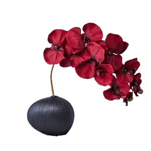 Orchidee Phalaenopsis in Seta Stile Cinese, Fiori Artificiali Realistici di Alta Qualità, Composizioni in Vaso <span class=keywords><strong>per</strong></span> Soggiorno e Ingresso - Product Image 5