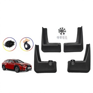 Pour Lexus UX Garde-boue 2019-2025 en plastique, avant et arrière, noirs, déflecteurs de pneus - Product Image 5