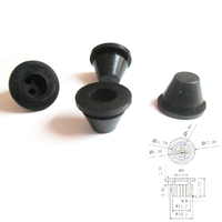 Moule de découpe personnalisé pour gaine de câble en caoutchouc NBR EPDM, forme oblongue de 1,8 mm, 3 trous, motif rectangulaire, joint d'étanchéité en caoutchouc pour fil électrique