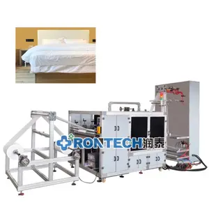 Automatic Disposable pillow cover machine for hotel travel four piece bedding set making machine quilt cover folding machine
