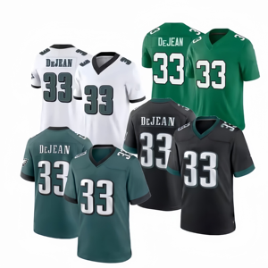 Erkek Yeşil 10 JD Love 8 Josh Jacobs 4 Brett Favre 33 Aaron Jones İşlemeli Amerikan Futbolu Spor Formaları - Product Image 3