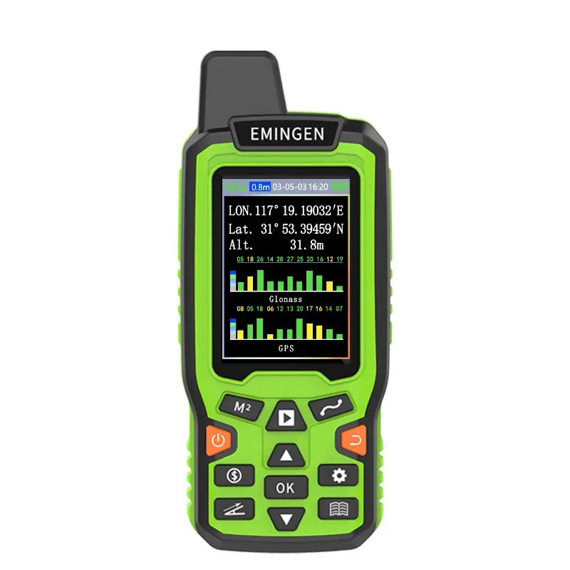 HeiPoe EM90 Portable High Precision GPS Test Devices Land Measuring Instrument NF-188 Measuring Area Acre Meter Harvester Land