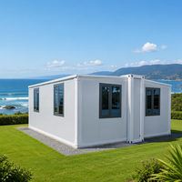 Maison modulaire préfabriquée extensible et mobile en conteneur maritime de 20 pieds