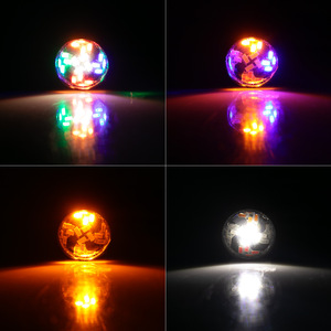 Feux LED multi-couleurs pour voiture, moto, vélo électrique, feux de freinage à effet œil d'aigle, feux de signalisation pour rétroviseurs, 12V - Product Image 4