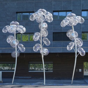 Sculpture Lampe Décorative <span class=keywords><strong>LED</strong></span> Paysage Lumière Personnaliser En Acier Inoxydable Parc Carré Extérieur 60 80 Gua Luzes De <span class=keywords><strong>Led</strong></span> De Papai <span class=keywords><strong>Noel</strong></span> - Product Image 5