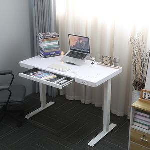 Bureaux debout de jeu motorisés électriques <span class=keywords><strong>Bureau</strong></span> d'ordinateur <span class=keywords><strong>en</strong></span> métal à double moteur ergonomique réglable <span class=keywords><strong>en</strong></span> hauteur Pieds de table d'école - Product Image 1