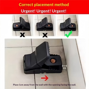 Piège à souris en plastique réutilisable, piège à rats robuste pour la lutte antiparasitaire à la maison, en cuisine, à l'intérieur et à l'extérieur - Product Image 4