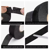 Ruban de protection pour câbles automobiles en tissu, isolant simple face, anti-âge, résistant aux déchirures, résistant aux intempéries, vente en gros