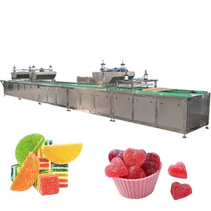 starch moulding gummy candy machine with wooden tray for Gelatin Gummy and Pectin Jelly candy