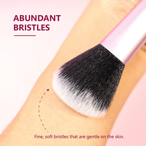 ชุดแปรงแต่งหน้ามืออาชีพแบบพกพา รุ่นใหม่ 10 ชิ้น ดีไซน์น่ารัก สีชมพู พรีเมียม สำหรับเดินทาง ขนแปรงสังเคราะห์ พร้อมซอง PU - Product Image 2