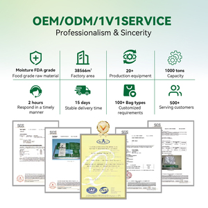 Sacs en plastique imprimés sur mesure PET/VMPET/PE, sacs à biscuits en aluminium, sacs d'emballage alimentaire, pochettes verticales Doypack pour <span class=keywords><strong>boulangerie</strong></span> - Product Image 6