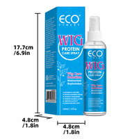 Kit de Soins pour Perruques Unisexe à l'Huile de Coco en Gros Personnalisé ; Shampoing et Spray d'Entretien pour Perruques ; Entretien Sans Rinçage pour des Cheveux Lisses et Soyeux