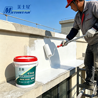 Peinture acrylique imperméable MEIYA V877, anti-UV, réfléchissante à la chaleur, élastomère, pour toitures et murs, prix de gros usine
