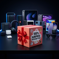 Boîte mystère de gadgets et produits électroniques de base avec 1 à 3 produits/accessoires électroniques et un haut-parleur pour la revente en gros
