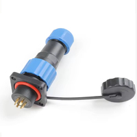 Connecteur d'alimentation étanche IP68 LD28-2/3/4/5/6/7-9 broches, prise industrielle sans soudure, fiche aviation