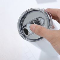 Gourde isotherme droite de 20 oz pour sublimation, bouteille d'eau à double paroi avec couvercle anti-fuite, idéale pour les cadeaux et les voyages