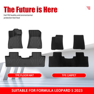 Alfombrillas de Coche TPE 3D de Fábrica al por Mayor, Fáciles de Lavar, Antideslizantes e Impermeables para <span class=keywords><strong>Formula</strong></span> Leopard 5 2023 - Product Image 2