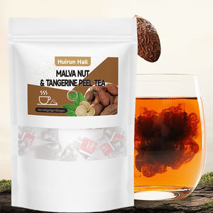 Paquet de 15 sachets pyramidaux de thé aux herbes <span class=keywords><strong>Malva</strong></span> Nut Tangerine Peel Sachet de thé bien-être boisson - Product Image 3