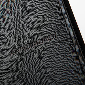 Diario de Cuero de Lujo, Elegante, con Herrajes Triangulares, Hojas Sueltas, Agenda de Negocios, Cuaderno - Product Image 4