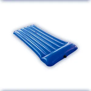 6 P ücretsiz PVC gökkuşağı flotainsert eklemek yastık şişme yüzen satır swimmi ile şişme su sporları yatak şiltesi