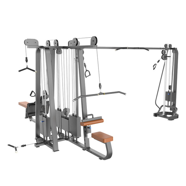 MND-F64 Wholesale Jungle Multi Functional Gym Machine 5 Cable Station with Crossover