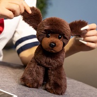 Peluche personnalisée en coton PP pour chien - Adorable design Caniche anti-stress pour cadeau d'enfant
