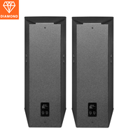 Système audio exclusif Diamond, double caisson de basses de 15 pouces, enceinte alimentée par courant alternatif, Power X Public Magic Box, enceintes de scène passives