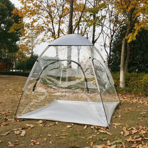 Tente bulle transparente imperméable en PVC, pliable, pour extérieur, effet ciel étoilé - Product Image 2