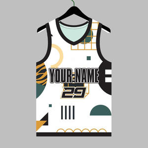 स्लीवलेस बनाम गर्दन के खेल में बच्चों की बास्केटबॉल जर्सी कस्टम प्रिंट 2023 नए फैशन आगमन पर - Product Image 2