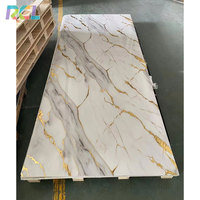 RCL Carbone Ardoise Marbre Mur Pvc Marbre Feuille Carbone Panneau Mural Feuilles Bambou Charbon de Bois Pvc Marbre Panneau Mural