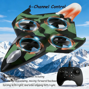 Ept 6CH 2.4G PP <span class=keywords><strong>RC</strong></span> 360 lật không đầu máy bay con quay hồi chuyển & độ cao giữ máy bay máy bay máy bay trẻ em chơi ngoài trời đồ chơi - Product Image 2