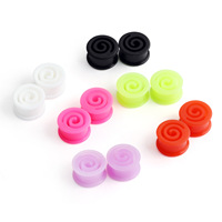 Nouveaux Dilatateurs d'oreille en silicone, Plugs et Tunnels, Dilatations d'oreille en forme d'escargot, Spirales d'oreille, Plugs, Dilatateurs et Écarteurs pour Piercing, Creux