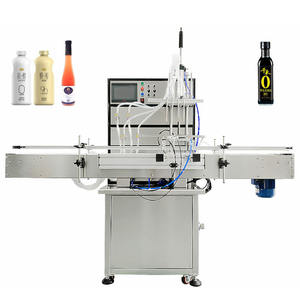 เครื่องบรรจุของเหลวแบบแม่เหล็ก 4 หัว อัตโนมัติเต็มรูปแบบ สำหรับขวด ความแม่นยำสูง ขับเคลื่อนด้วยไฟฟ้า 220 โวลต์ - Product Image 5
