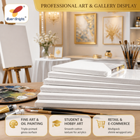 Cadre de toile d'impression à jet d'encre étiré blanc A1 A2 A3 A4 peinture toile tendue Art peinture à l'huile panneau de toile pour la peinture